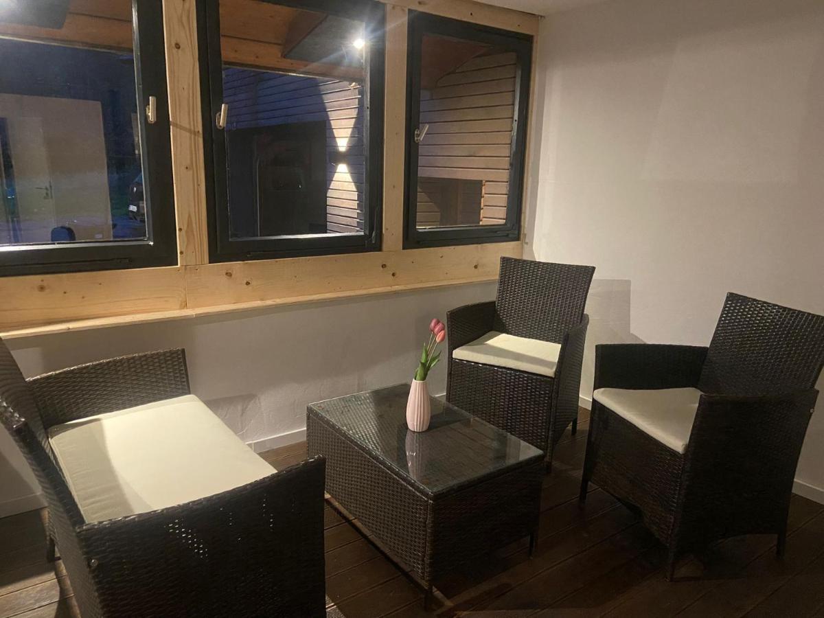 Dhrontalstube Appartement Grafendhron Buitenkant foto